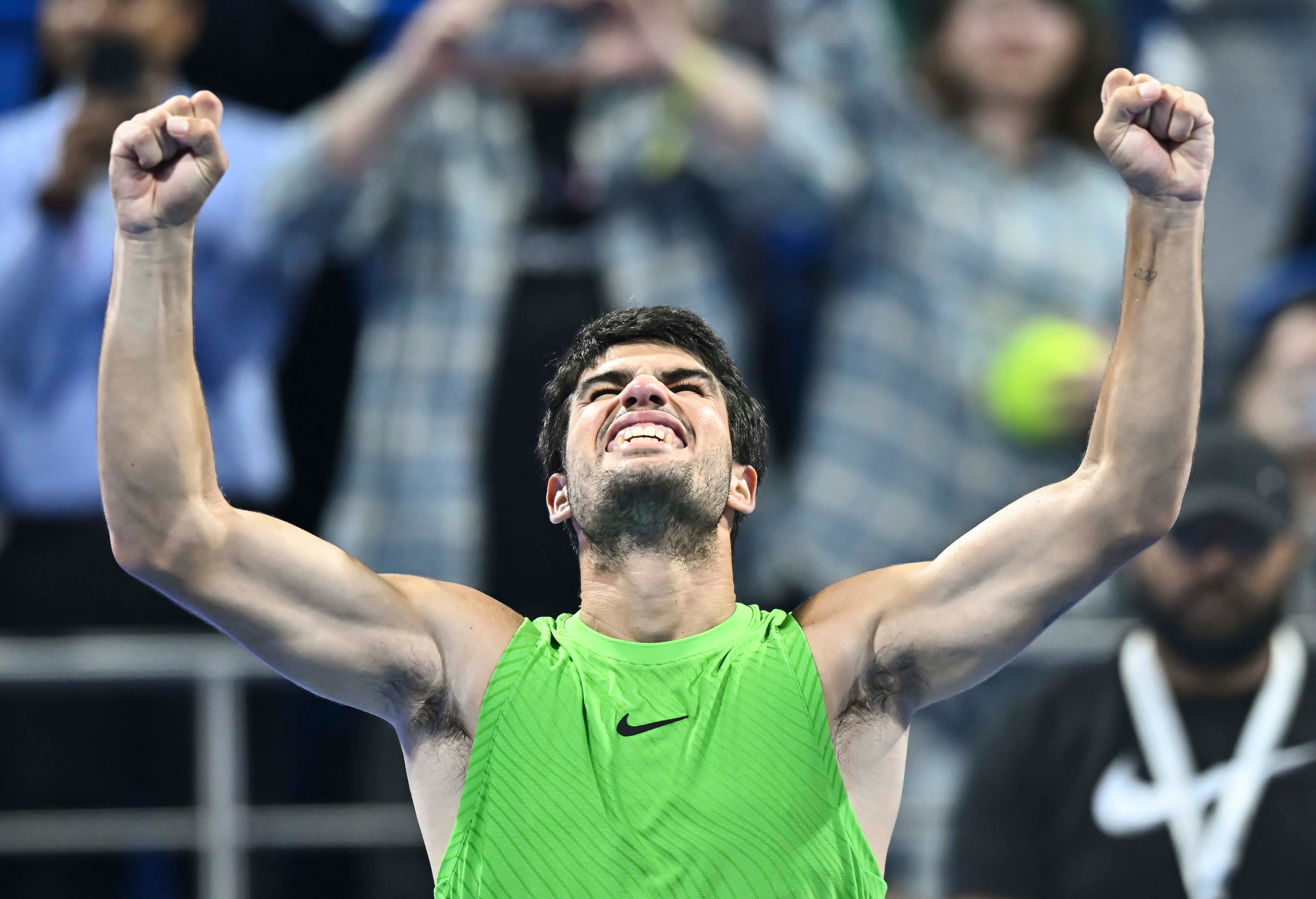 Alcaraz también niega a Rublev y desembarca en la final de Doha